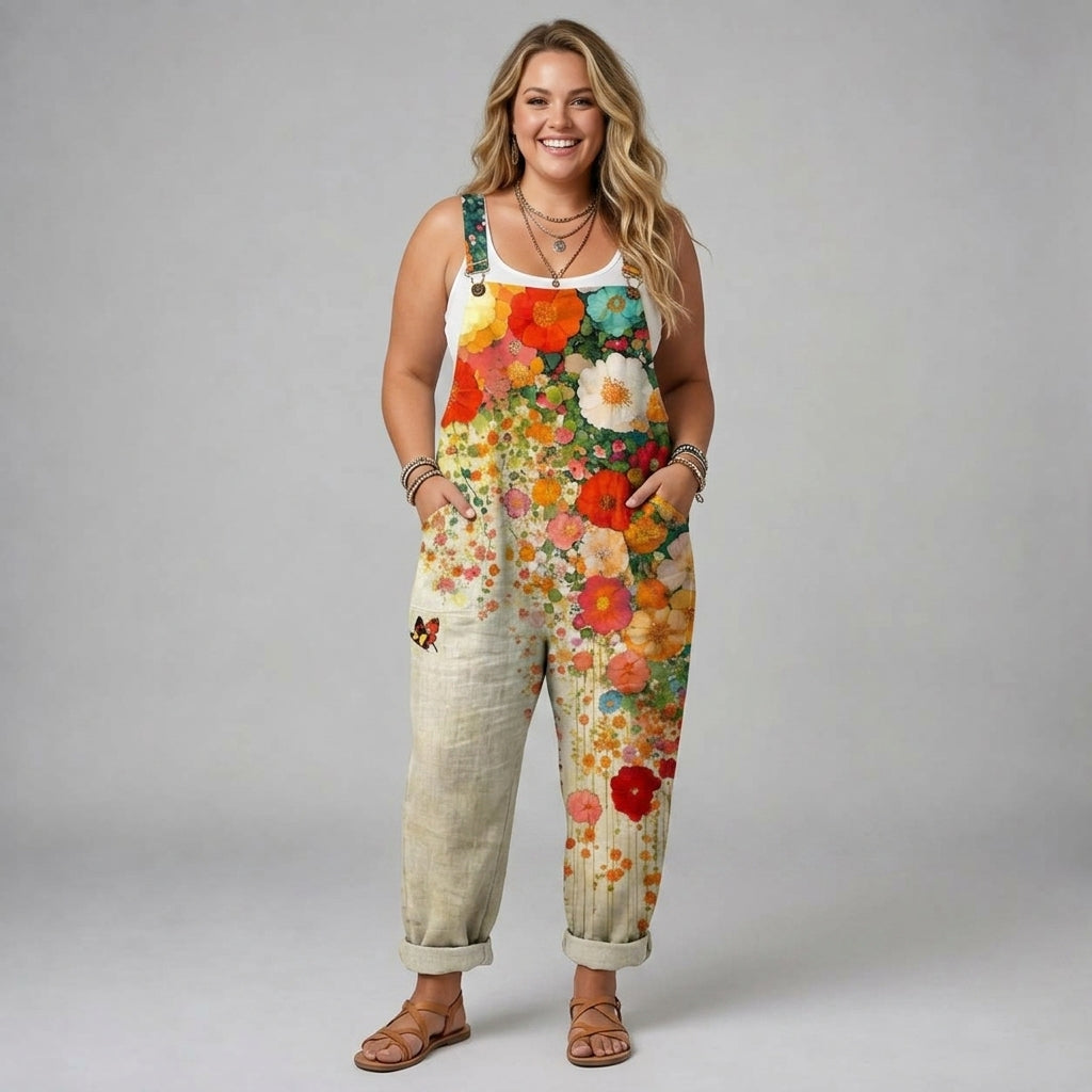Amara | Printed Comfort Overalls