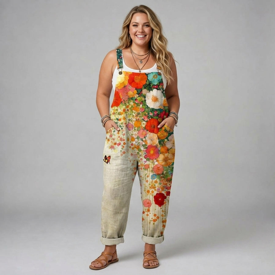 Amara | Printed Comfort Overalls