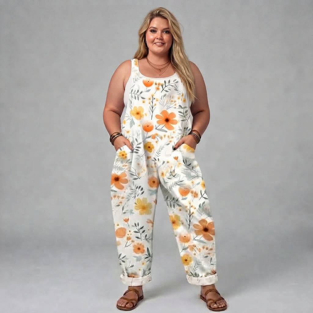 Victoria | Soft Floral Jumpsuit