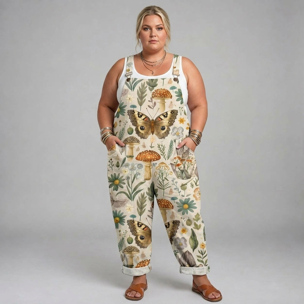 Lucienne | Botanical Butterfly Jumpsuit