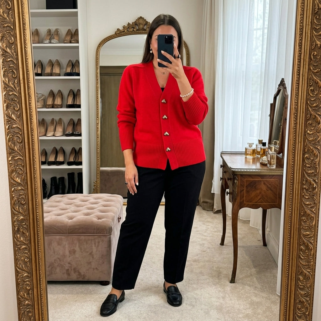 Camille | V-Neck Cardigan