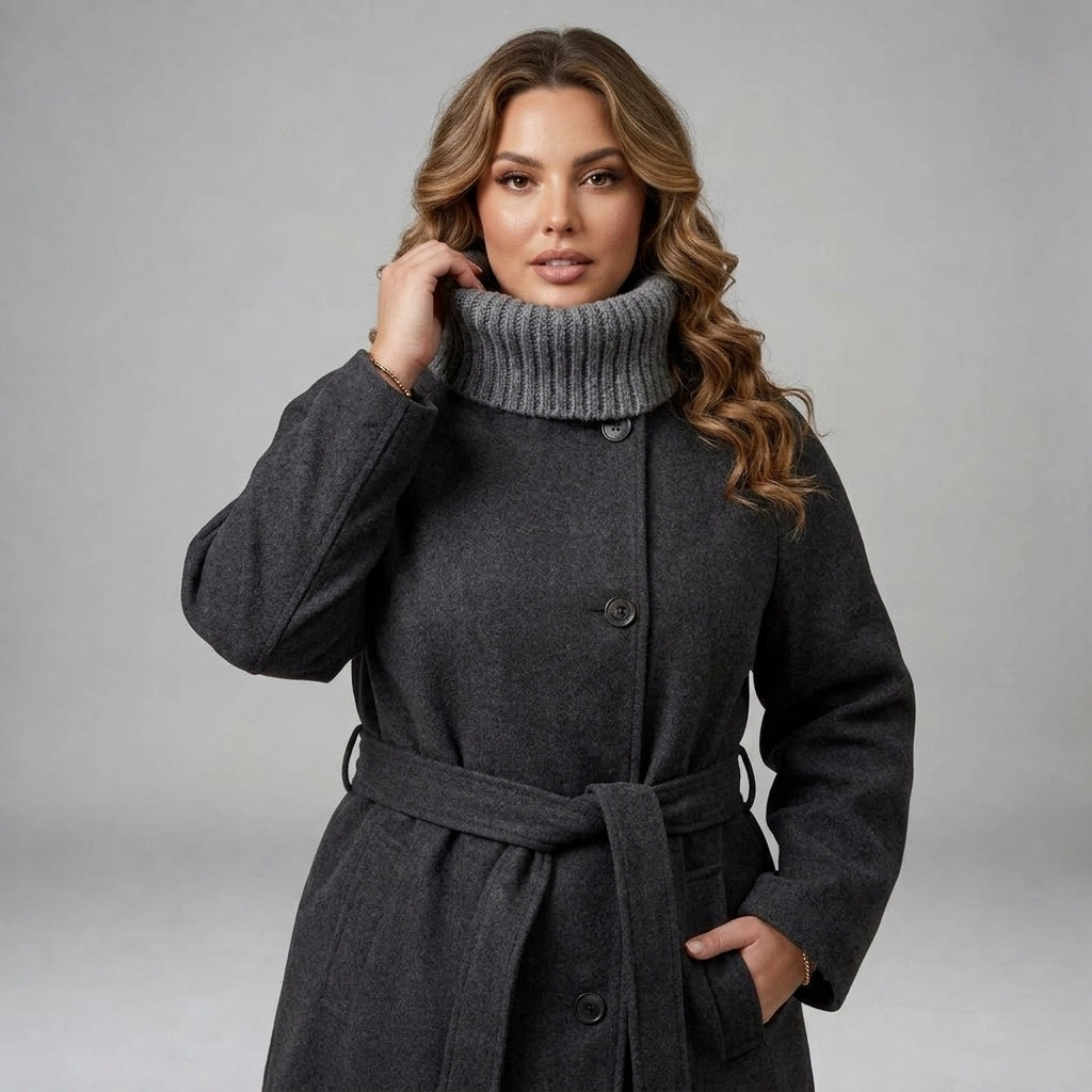 Aveline | Wool Belt Coat