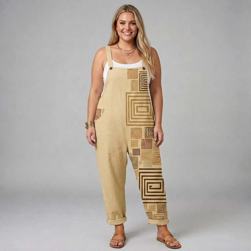 Isabella | Geometric Jumpsuit