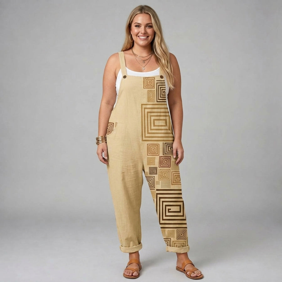 Isabella | Geometric Jumpsuit