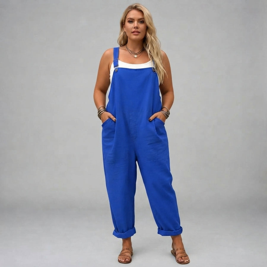 Anastelle | Soft Blue Casual Jumpsuit