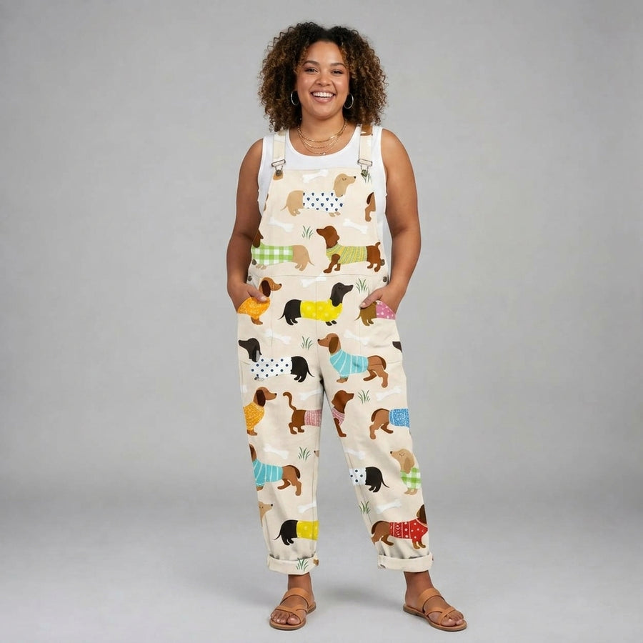 Margot | Puppy-Print Jumpsuit