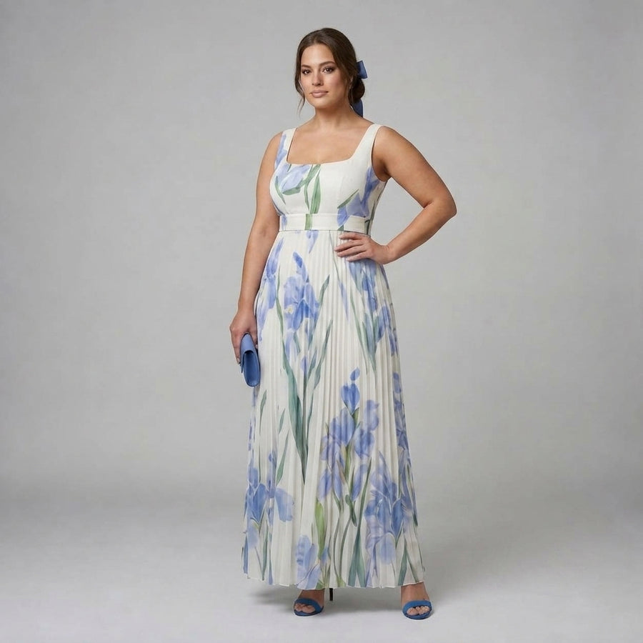 Ophelia | Floral Print Midi Dress