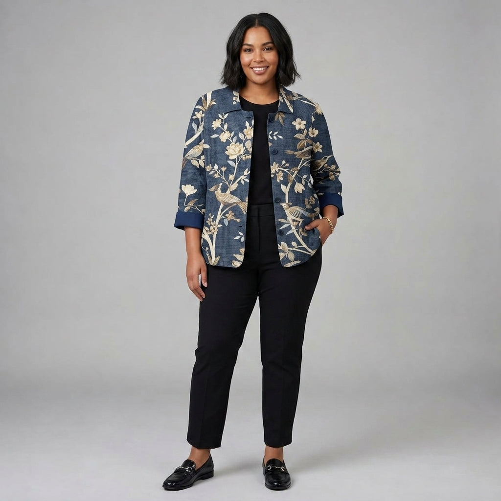 Oriella | Bird And Blossom Blouse