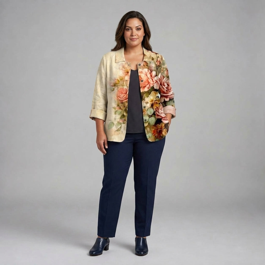 Faustina | Painted Rose Blouse