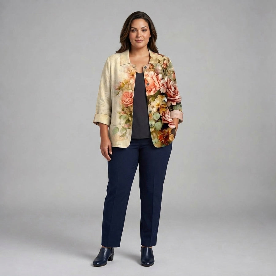 Faustina | Painted Rose Blouse
