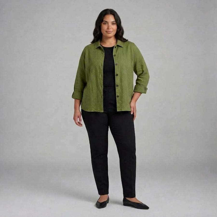 Calliste | Moss Green Blouse