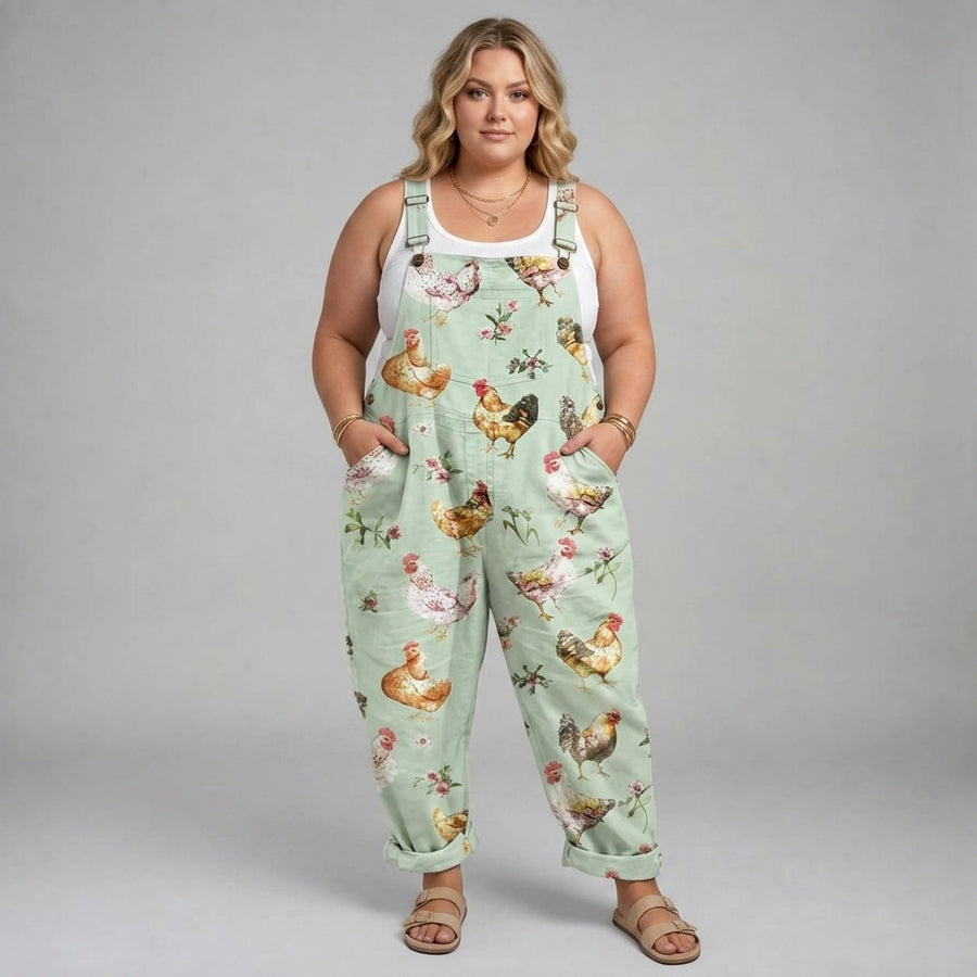 Felicity | Pastel Chicken Jumpsuit