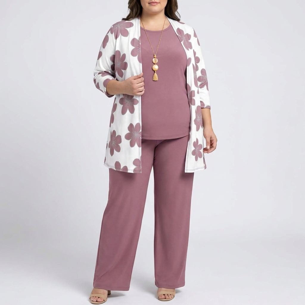 Marianne | Dusty Rose Floral Set