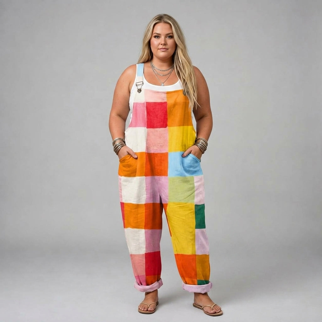 Dorothea | Color Block Jumpsuit