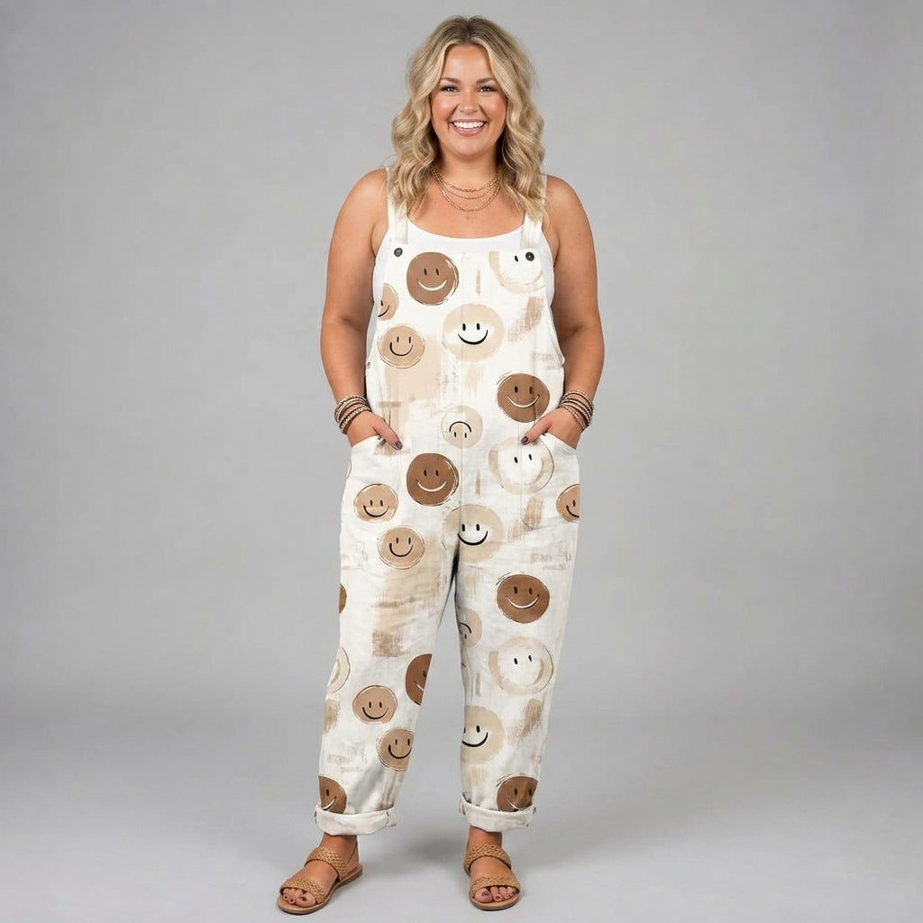 Clara | Beige Overalls