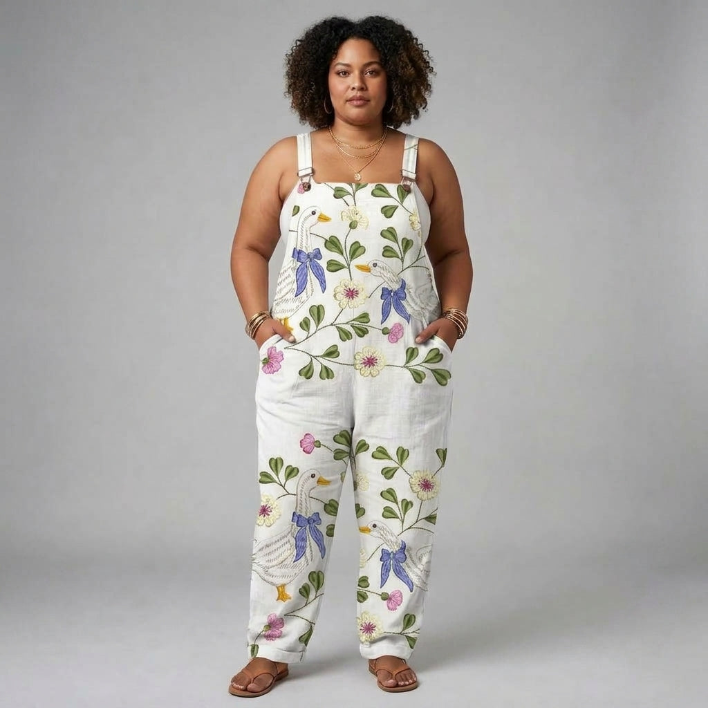 Emmeline | Printed Comfort Overalls