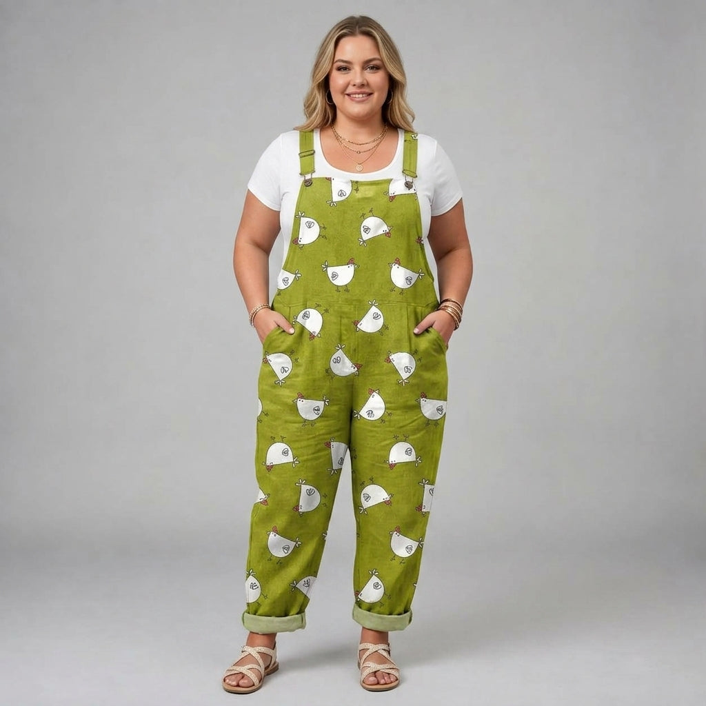 Octavia | Printed Comfort Overalls