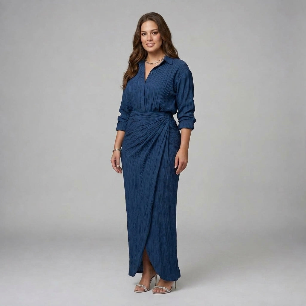 Mirque | Wrap Front Maxi Dress