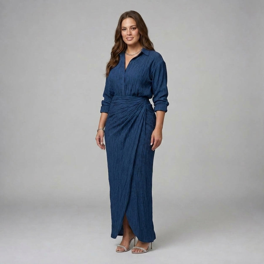 Mirque | Wrap Front Maxi Dress
