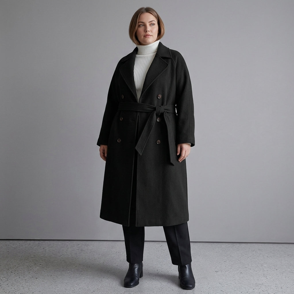 Clara - Women's Wool Trench Coat
