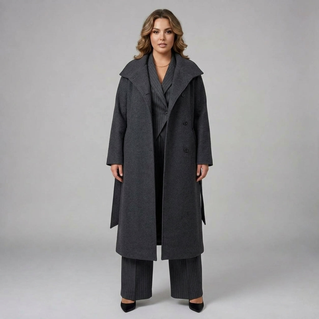Aveline | Wool Belt Coat