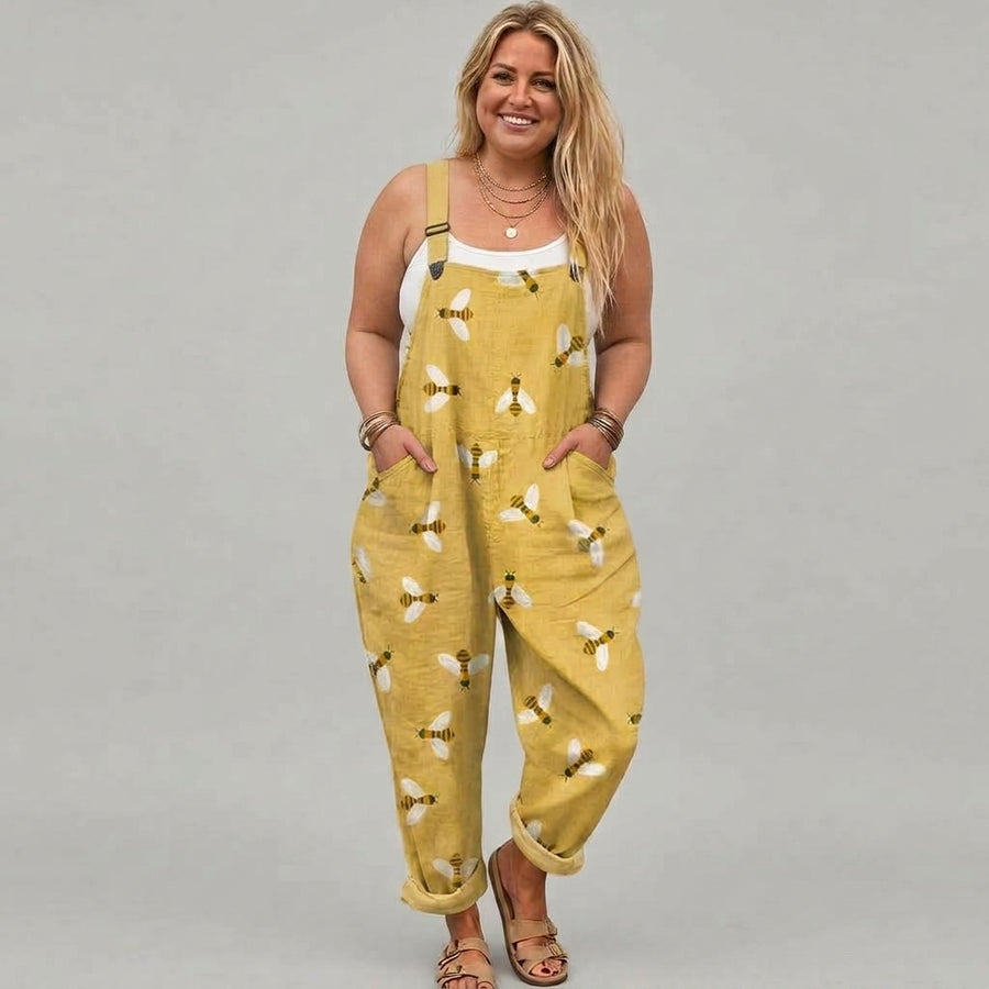Beatrice | Bee-Pattern Jumpsuit