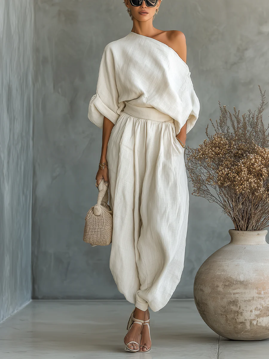 Bianca | One-Shoulder Two-Piece Set