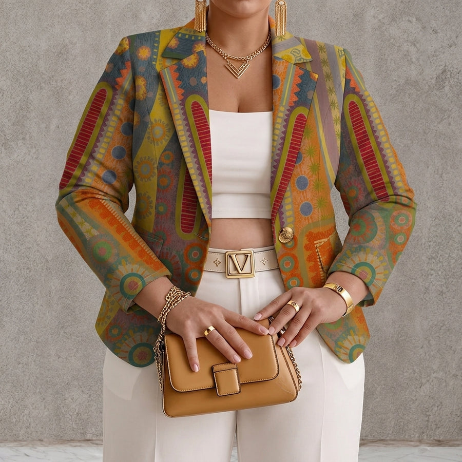 Faustine | Bohemian Medallion Blazer