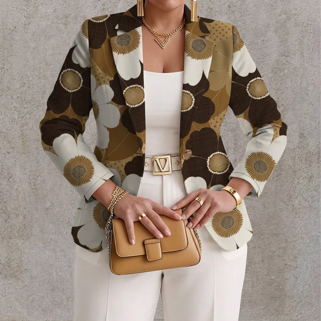 Clothilde | Daisy Print Blazer