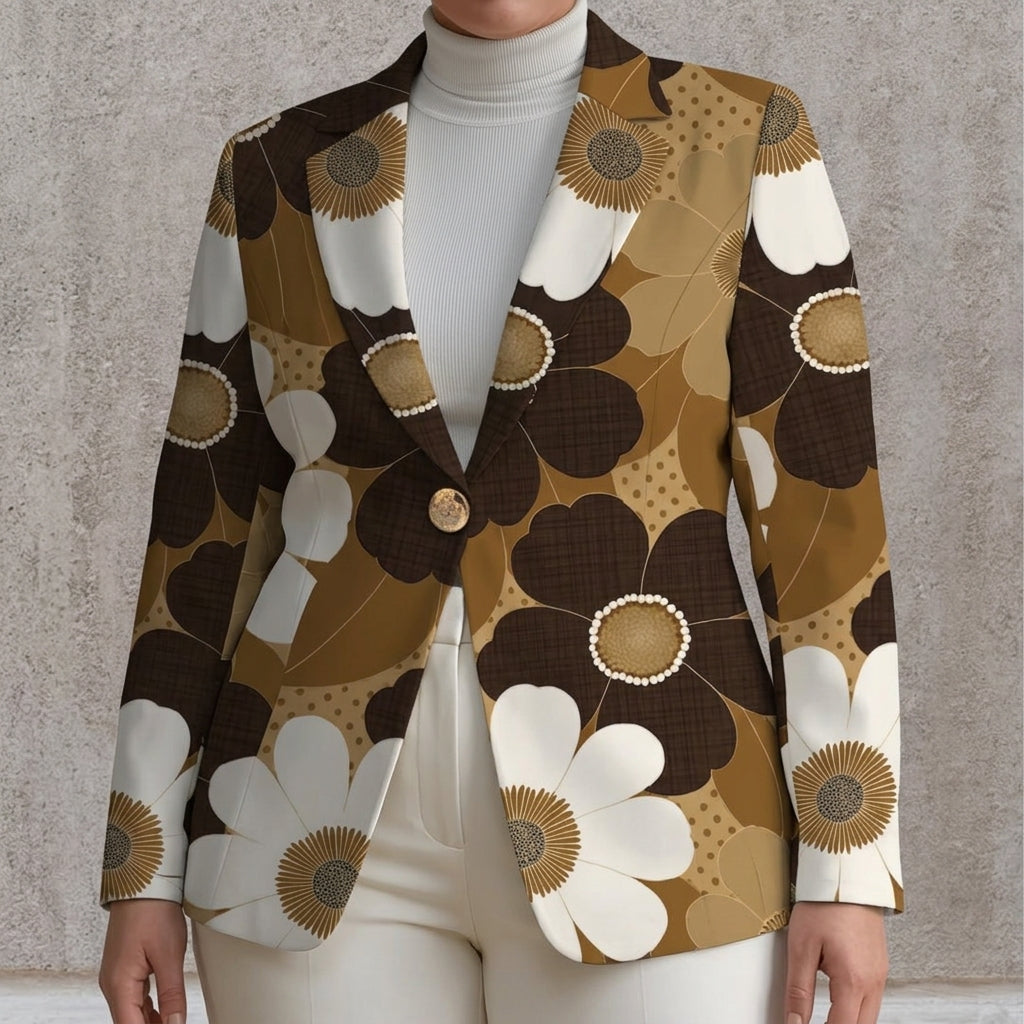 Clothilde | Daisy Print Blazer