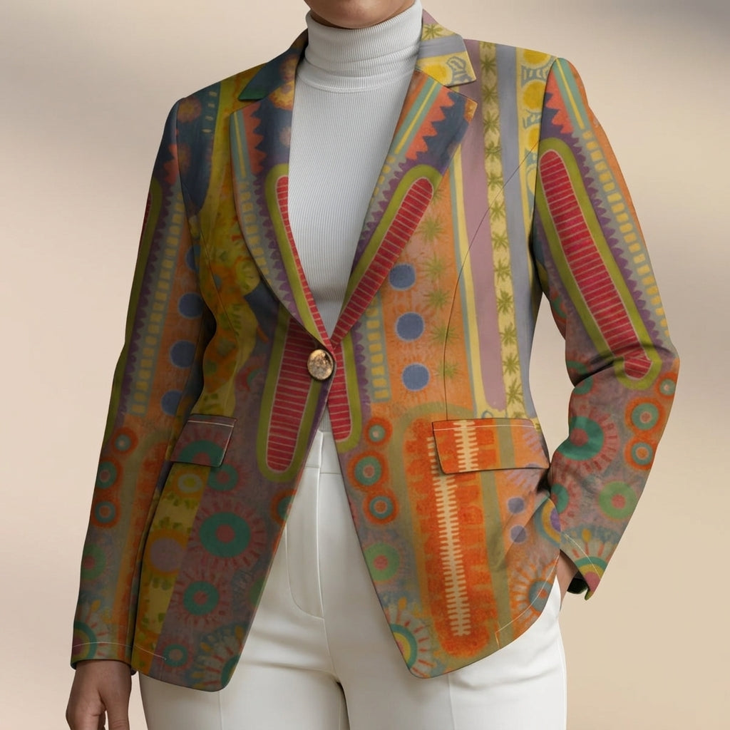 Faustine | Bohemian Medallion Blazer