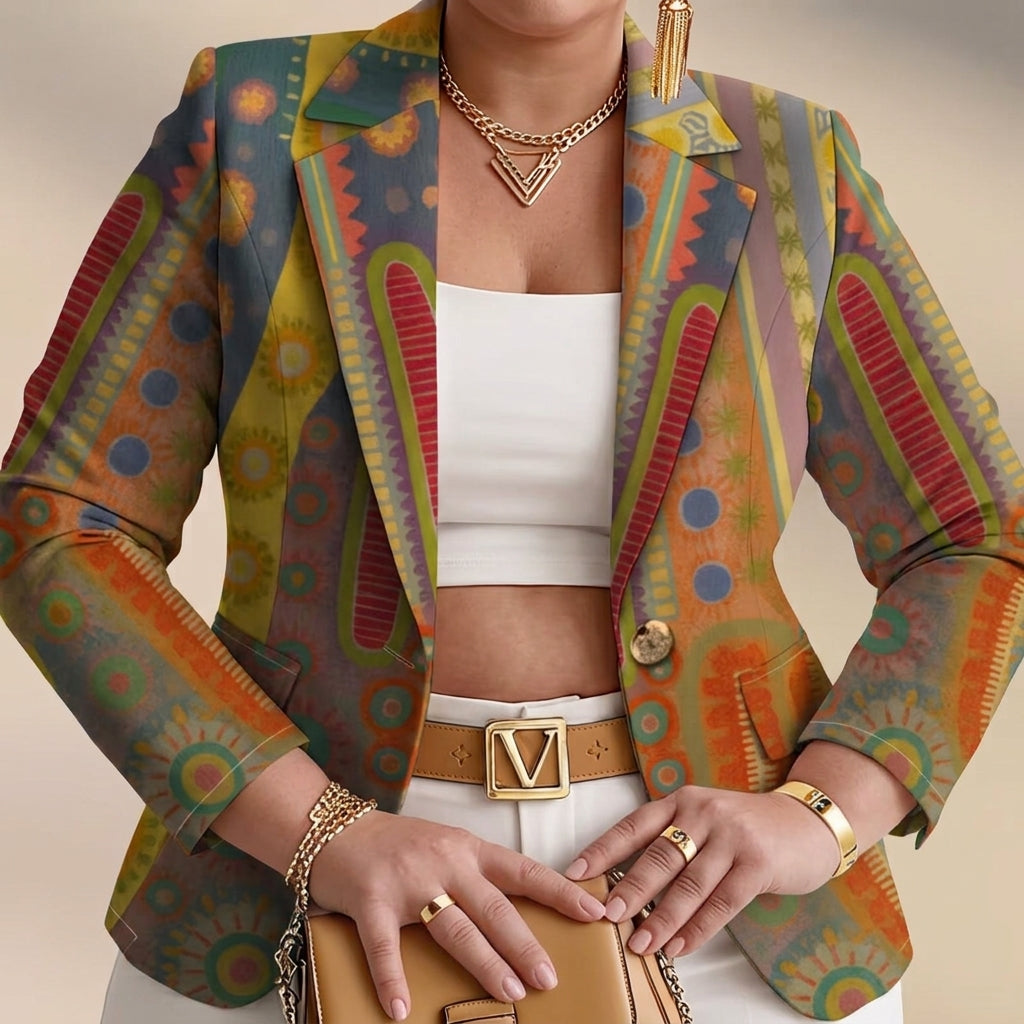 Faustine | Bohemian Medallion Blazer