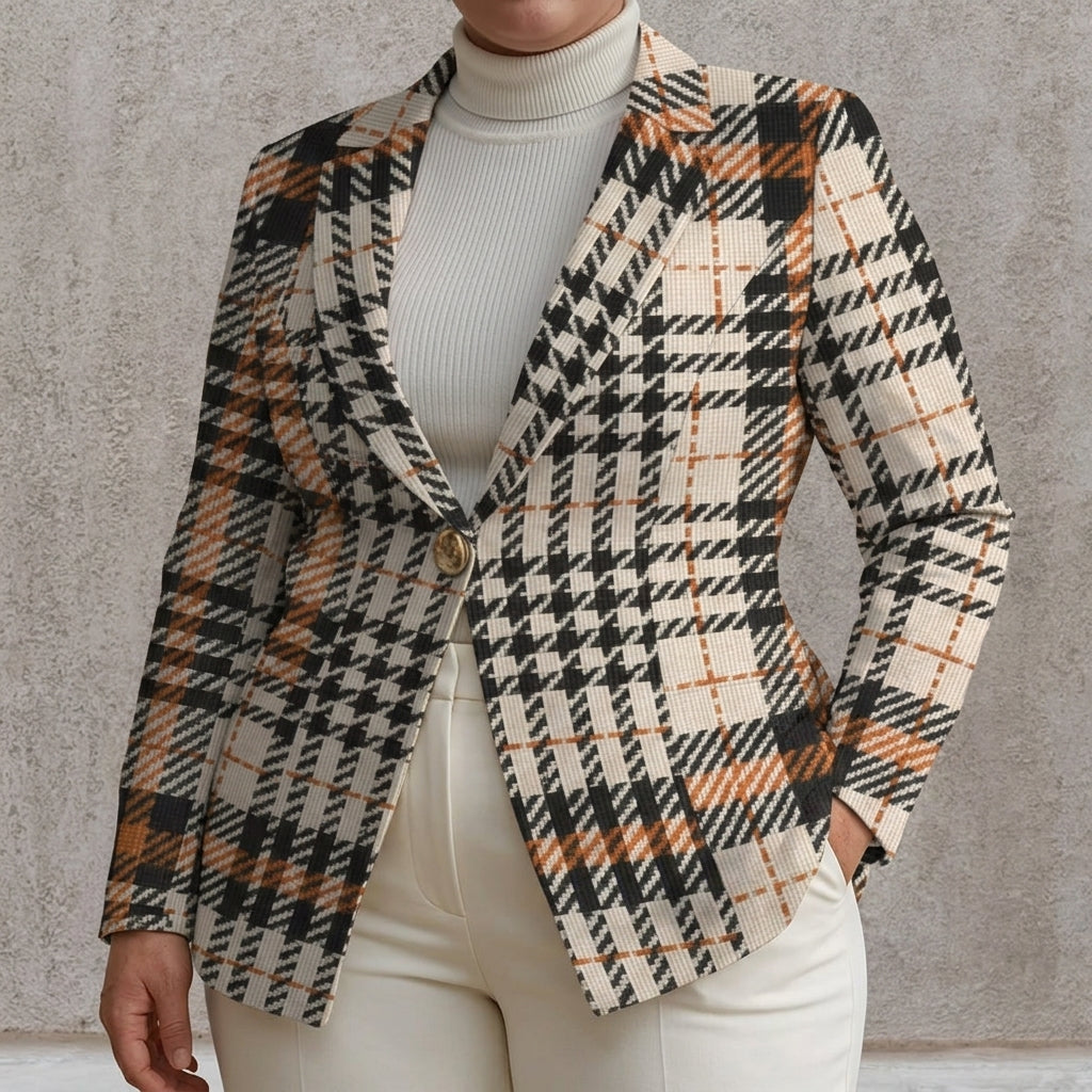 Ghislaine | Houndstooth Blazer
