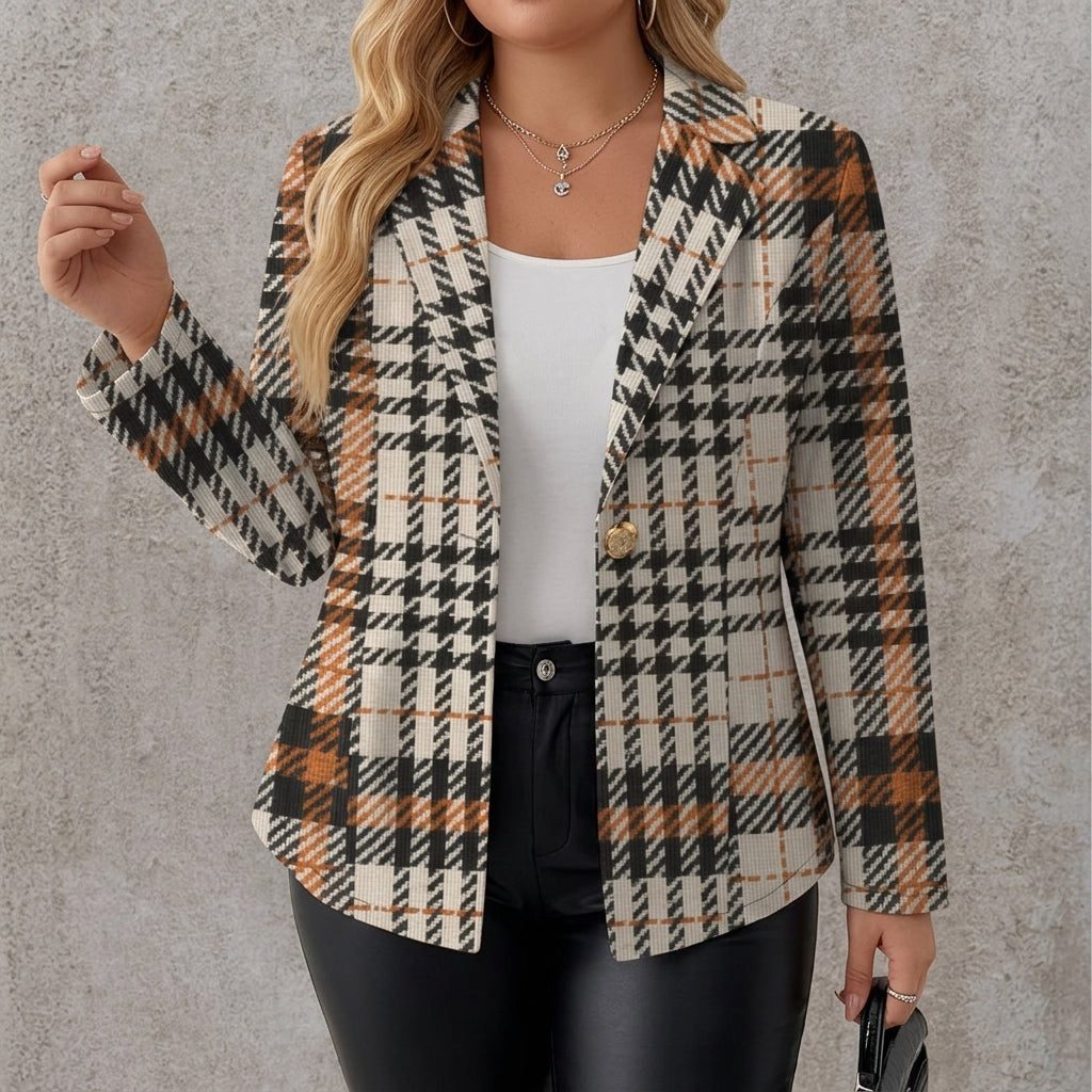 Ghislaine | Houndstooth Blazer