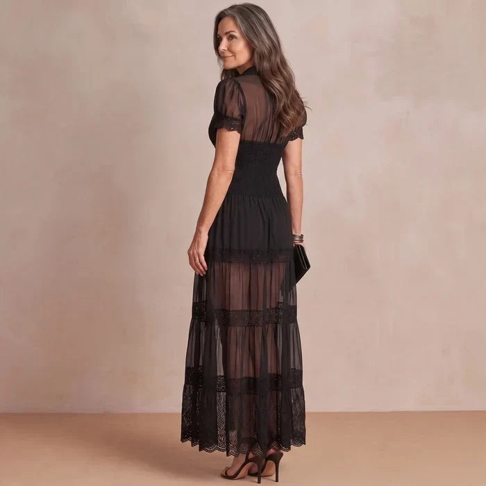 Ravenna | Sheer Lace Maxi Dress