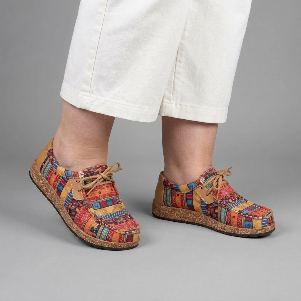 Rebecca | Patterned Sneakers