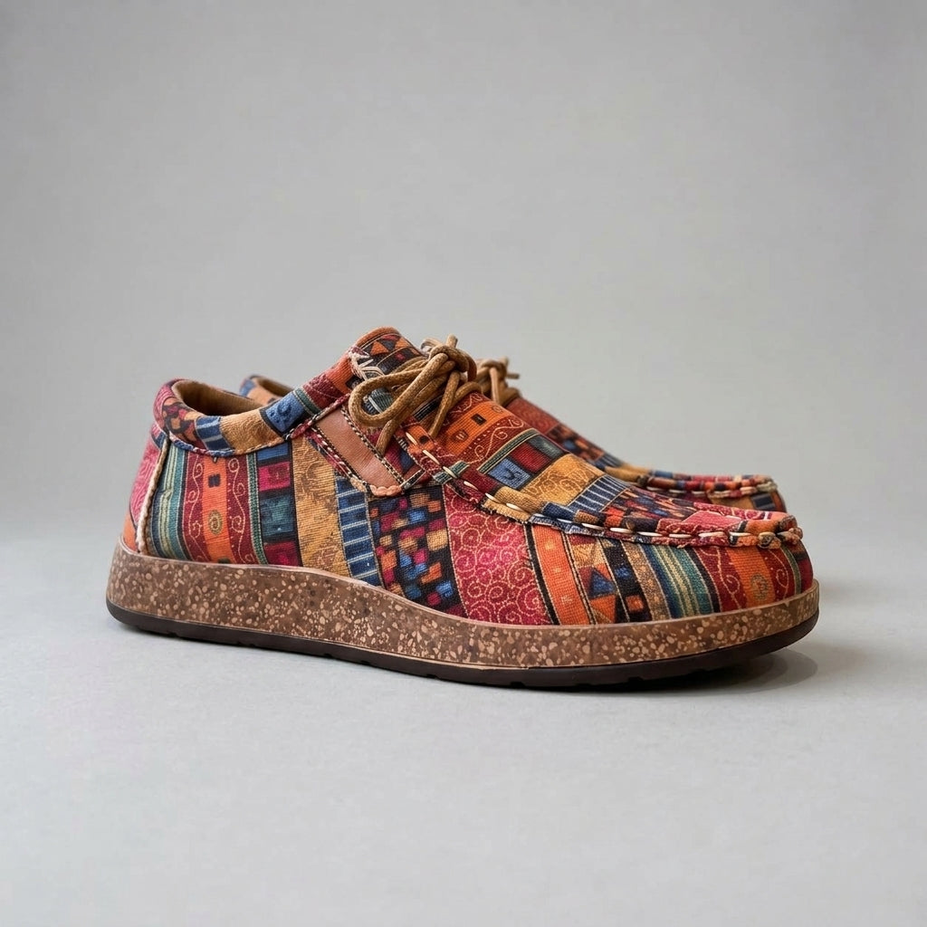 Rebecca | Patterned Sneakers