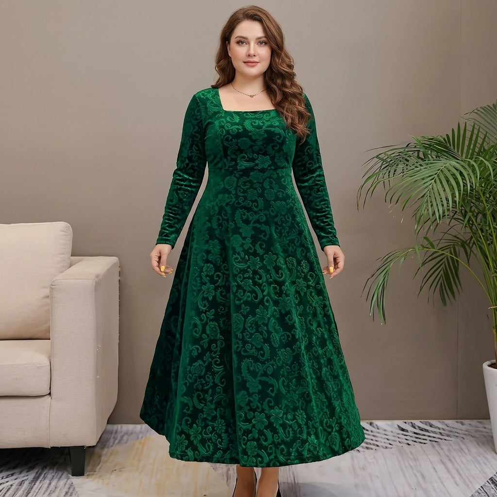 Nicola Elegant Velvet Dress