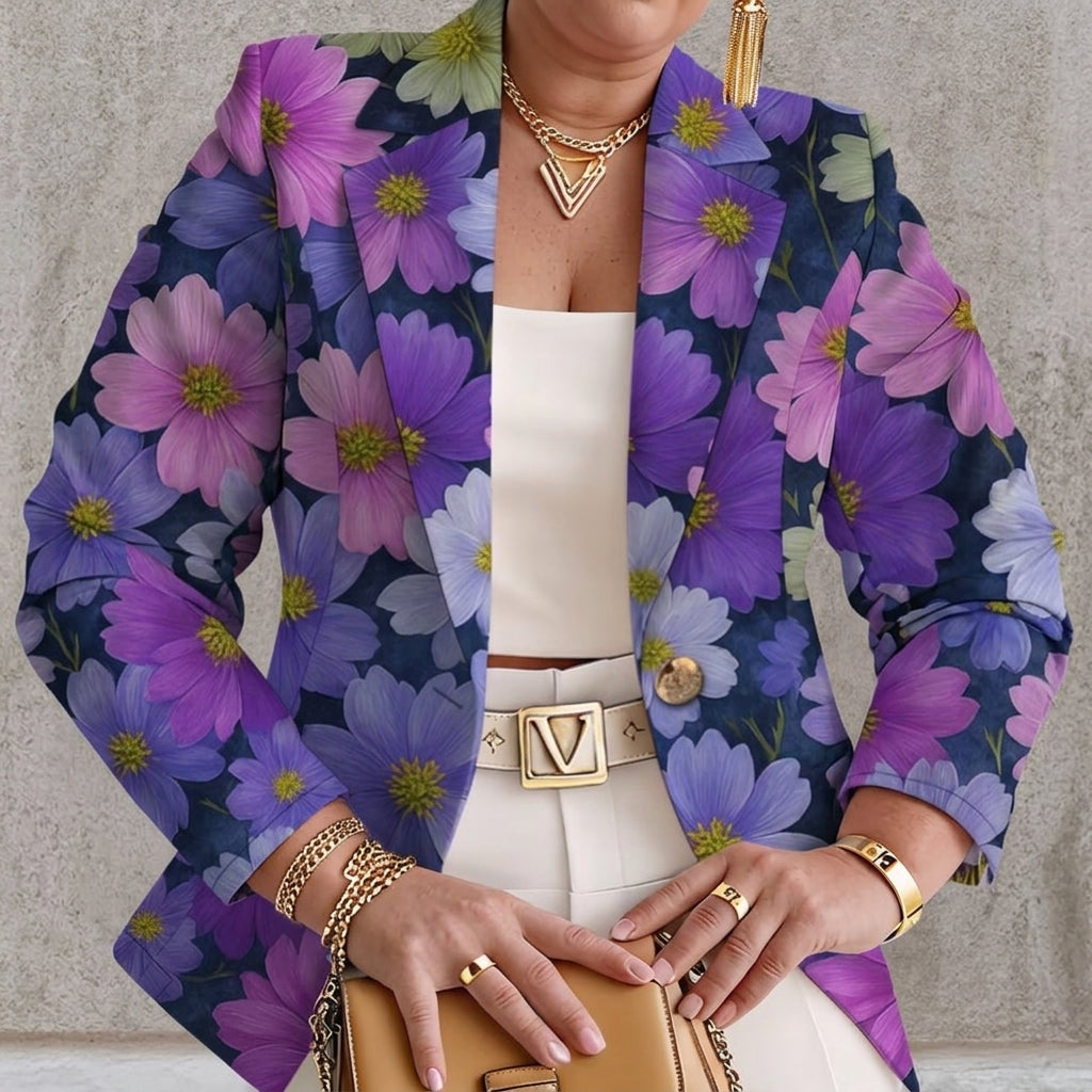 Bellamira | Purple Cosmos Blazer