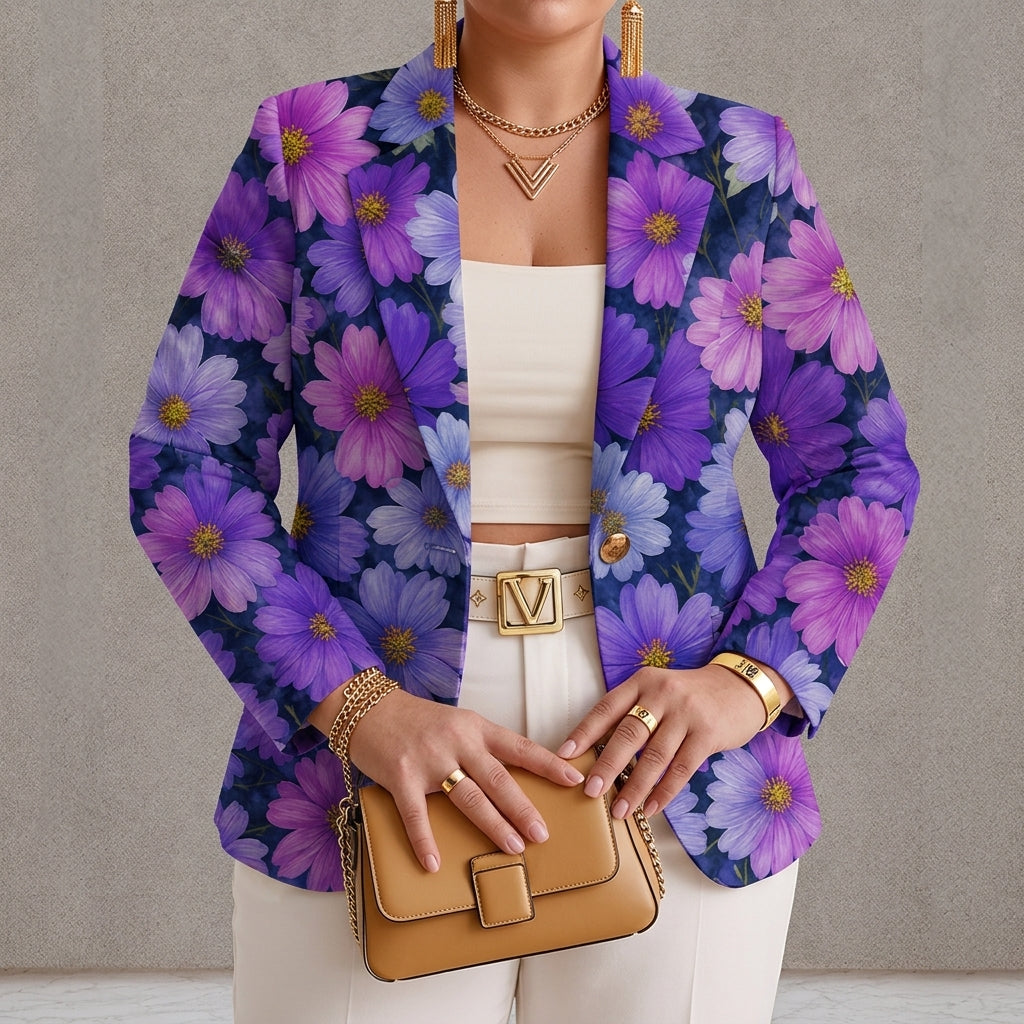 Bellamira | Purple Cosmos Blazer