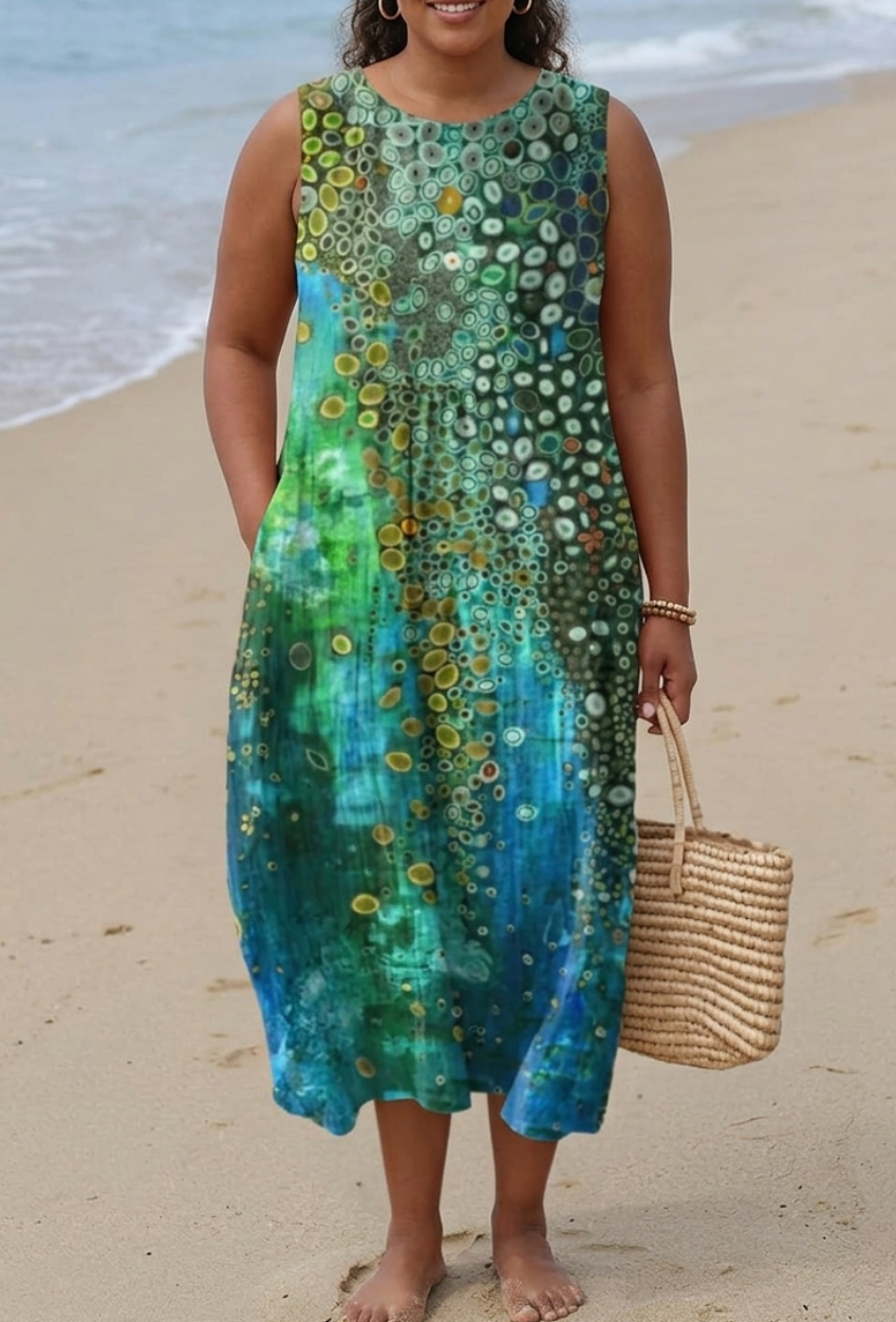 Cara Reef Midi Dress