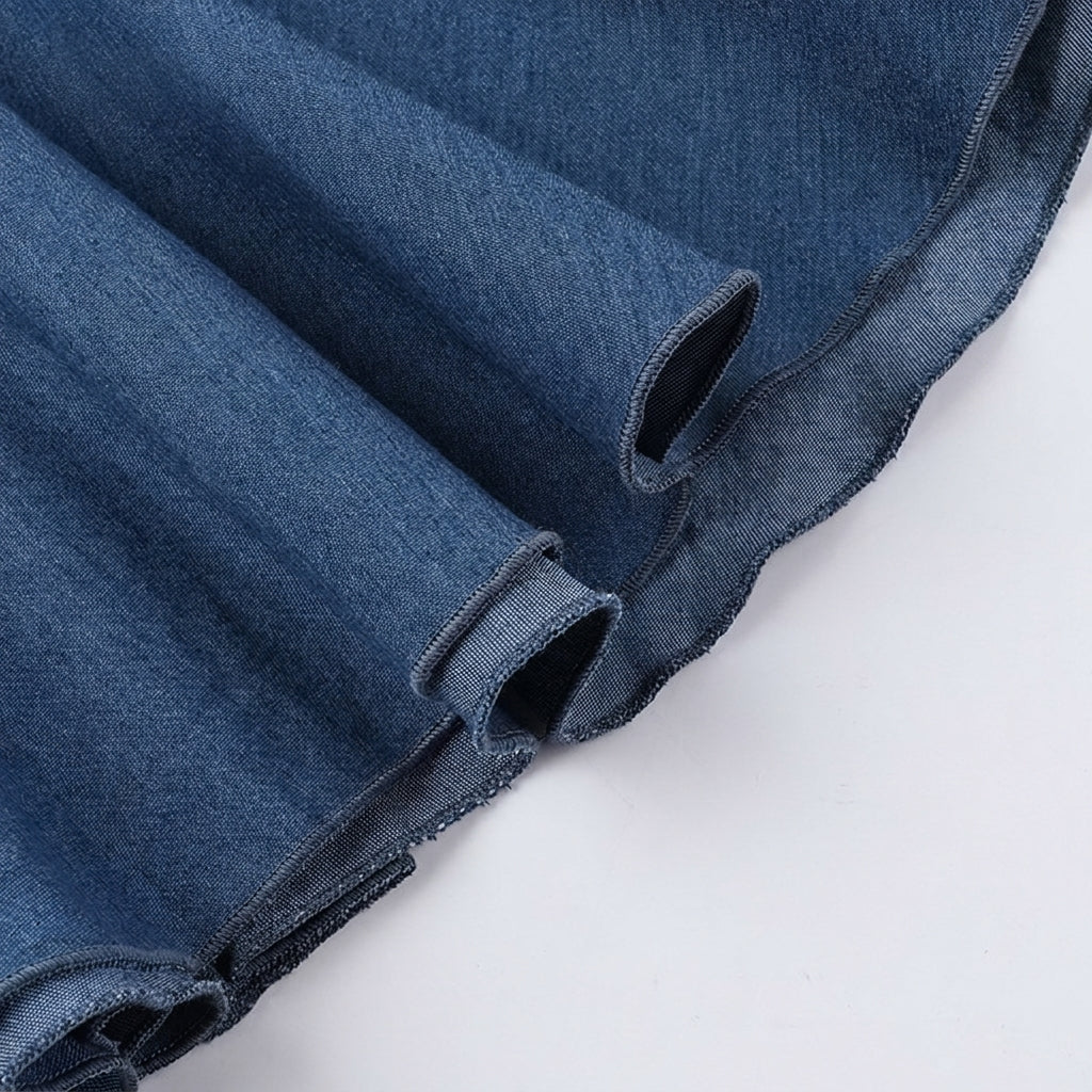Isabella | Fashion Tube Top Denim Dress
