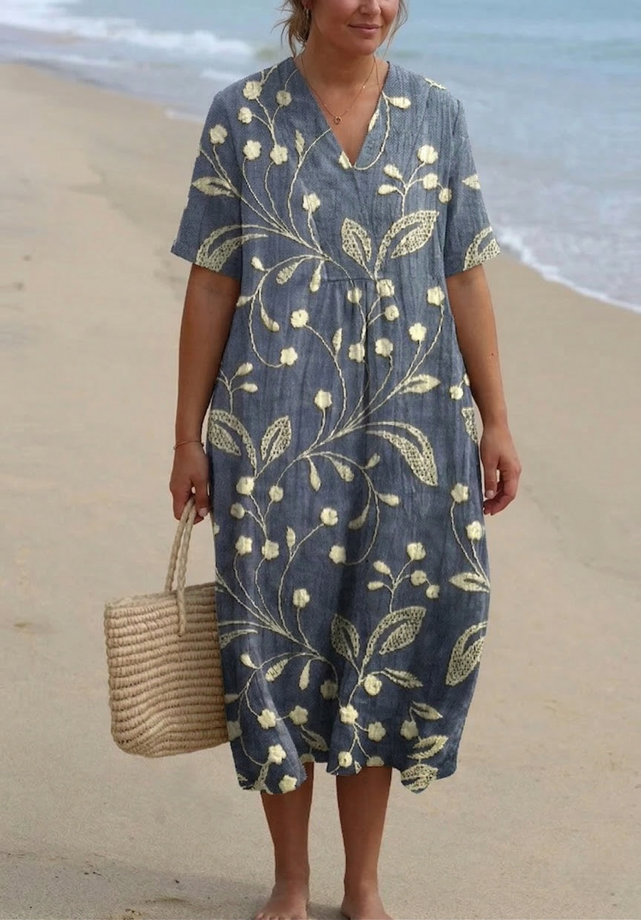 Lieke - Vintage Floral Dress