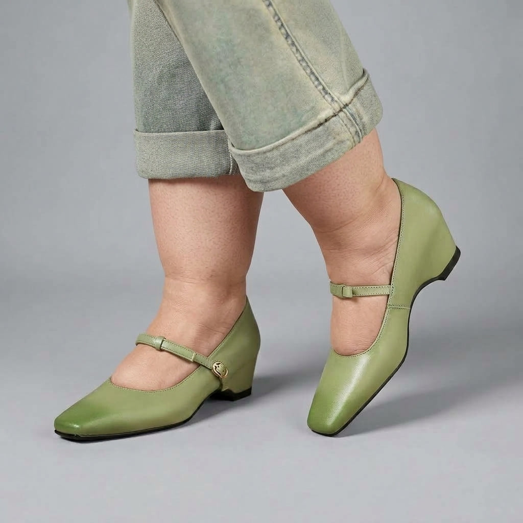 Bryony | Bow Strap Mary Jane Pumps