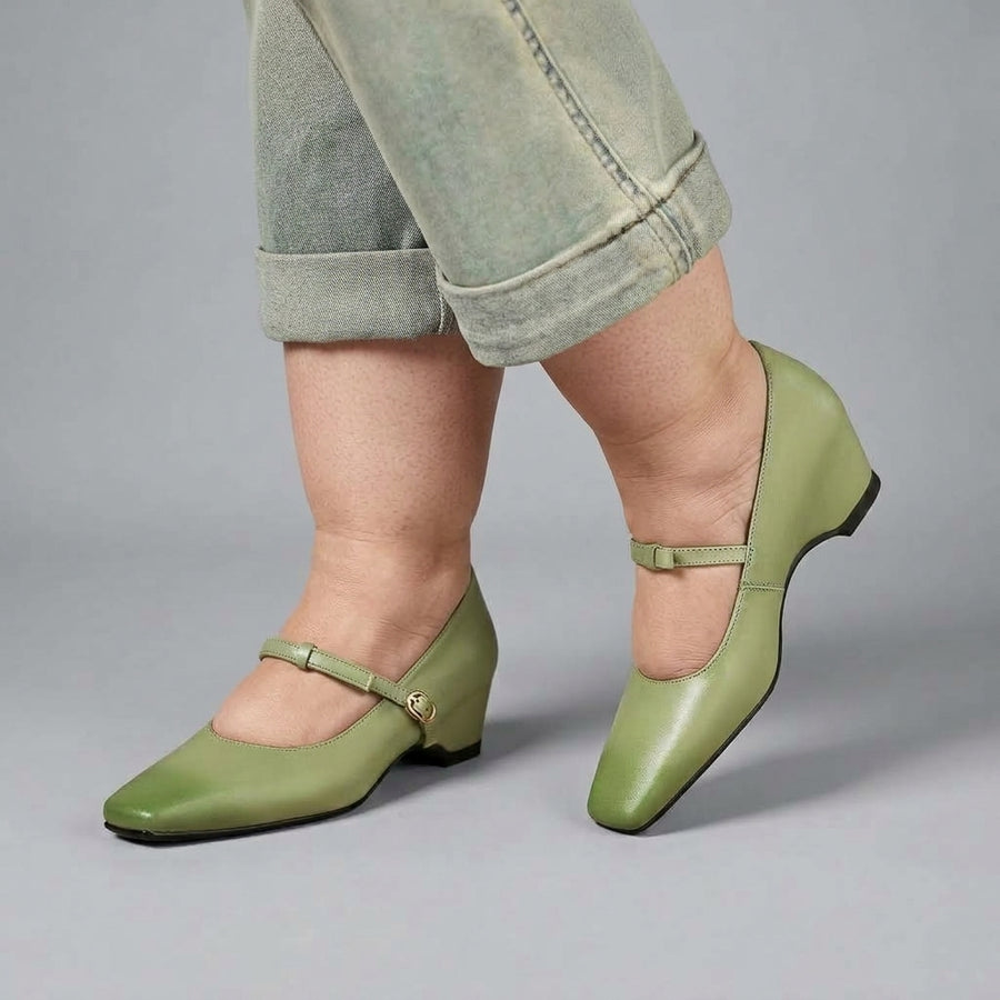 Bryony | Bow Strap Mary Jane Pumps