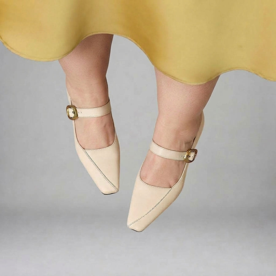 Zorae | Paneled Mary Jane Heels