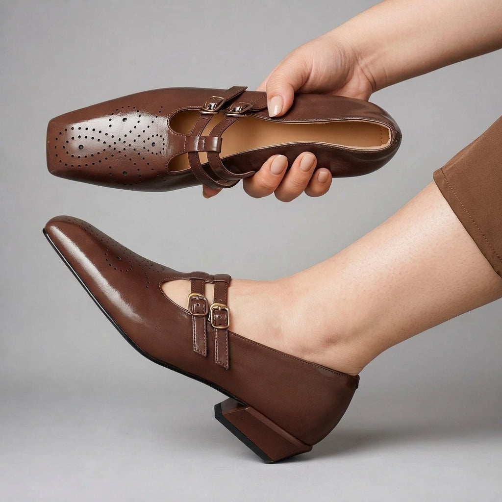 Marisol | Brogue Mary Jane Pumps