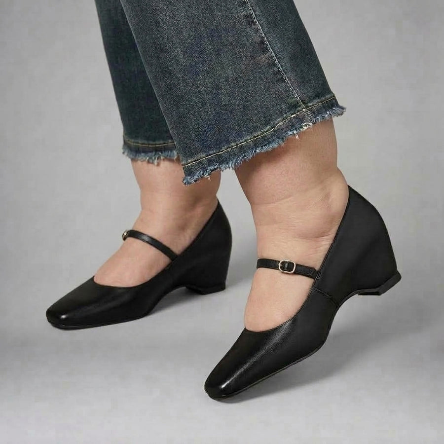 Bryony | Bow Strap Mary Jane Pumps