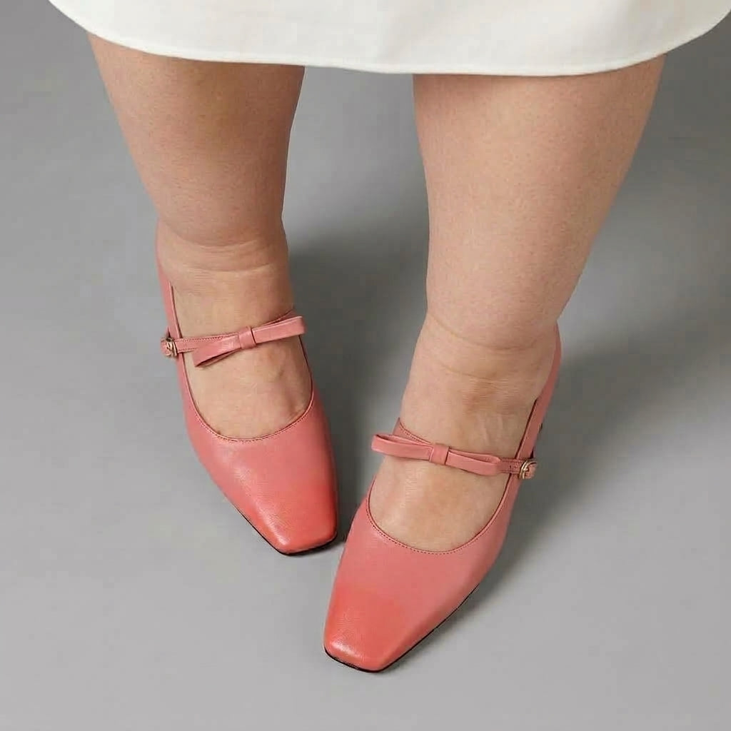 Bryony | Bow Strap Mary Jane Pumps
